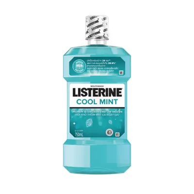 Nước súc miệng bạc hà Listerine chai 750ml