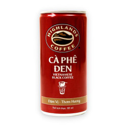 Cà phê đen Highlands Coffee 185ml (1 lon)