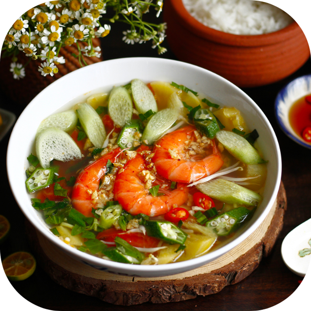 canh chua tôm