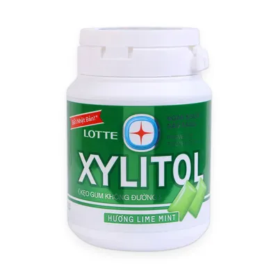 Kẹo gum Limemint Xylitol hũ 55.1g