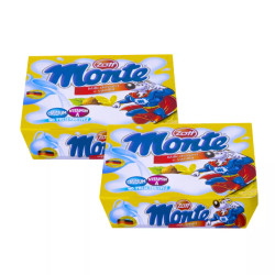 Combo váng sữa vani Monte lốc 4 hộp x 55g (2 Lốc)