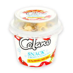 Sữa chua dẻo trân châu snack xốt vị dâu Celano 125ml (1 Hộp)