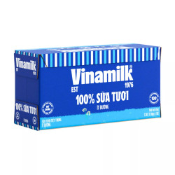 Thùng sữa tươi tiệt trùng ít đường Vinamilk 1L (12 Hộp)