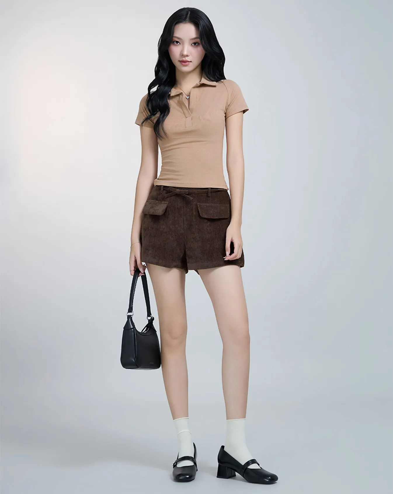 Áo thun cổ polo form ôm - Image 4