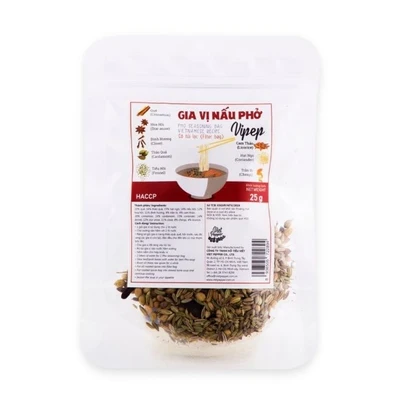 Gia Vị Nấu Phở Bò Tự Nhiên Vipep 25g