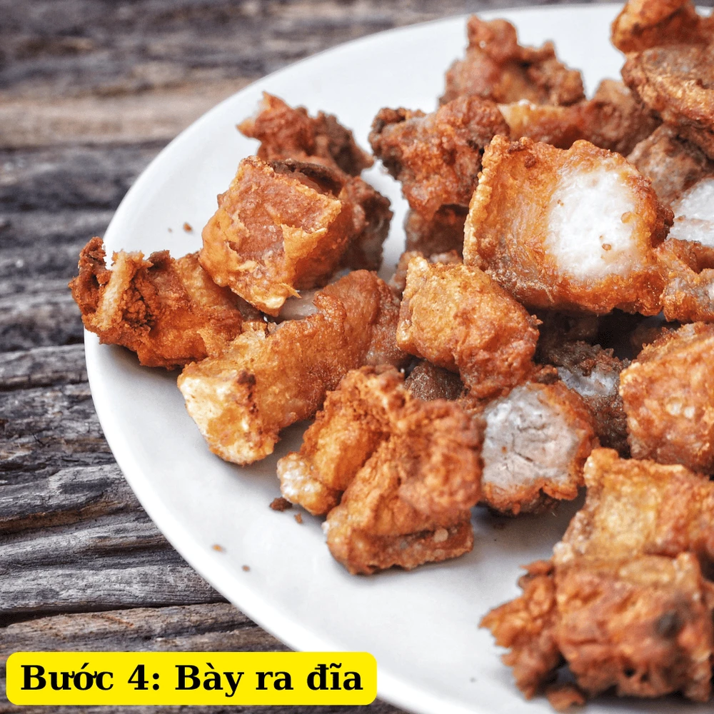 Bày món ăn ra dĩa