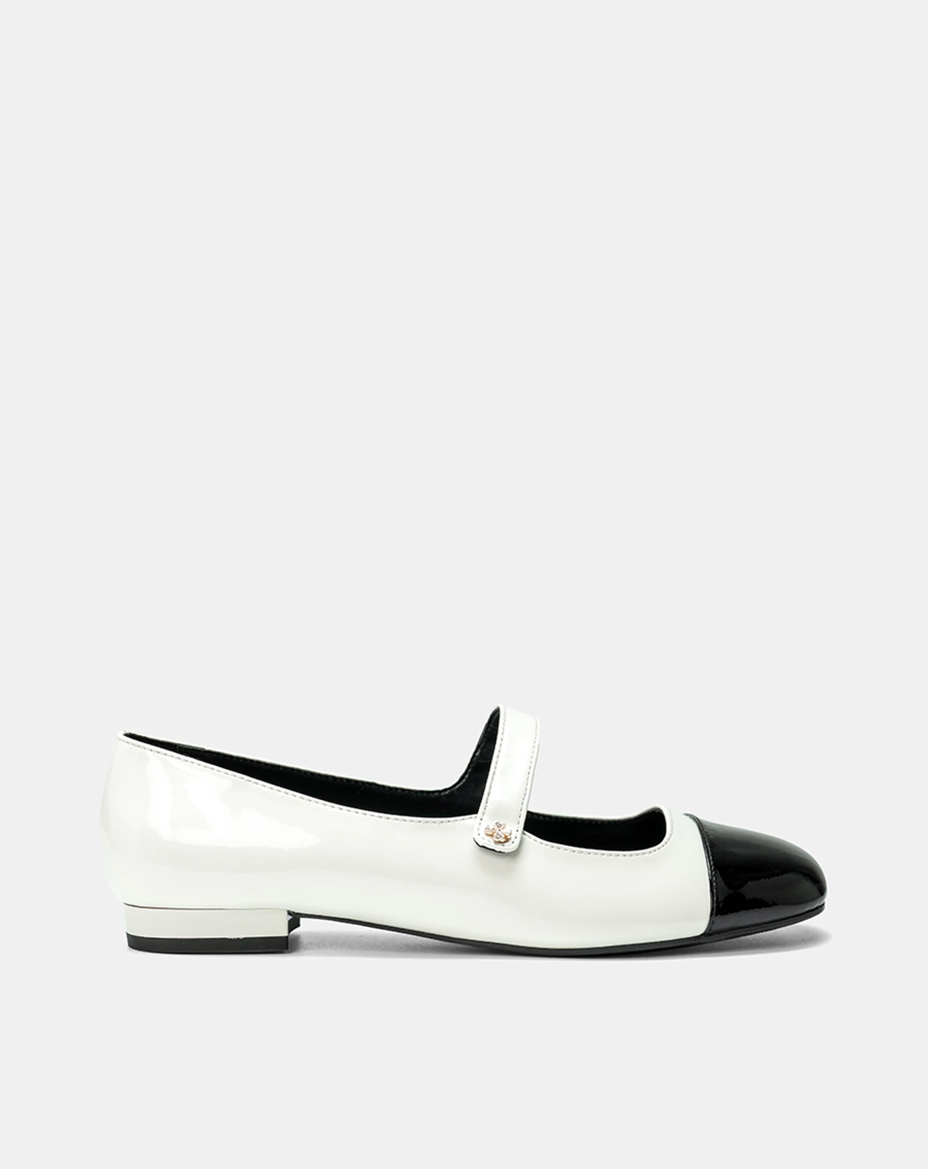 Giày Búp Bê Phối Toe Cap - Image 1