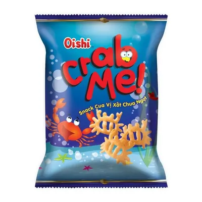 Snack cua vị sốt chua ngọt Oishi gói 68g