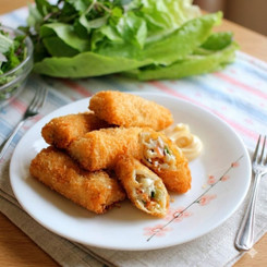 Chả Giò Hải Sản Sốt Mayonnaise: Giòn Rụm, Thơm Ngon Tan Chảy