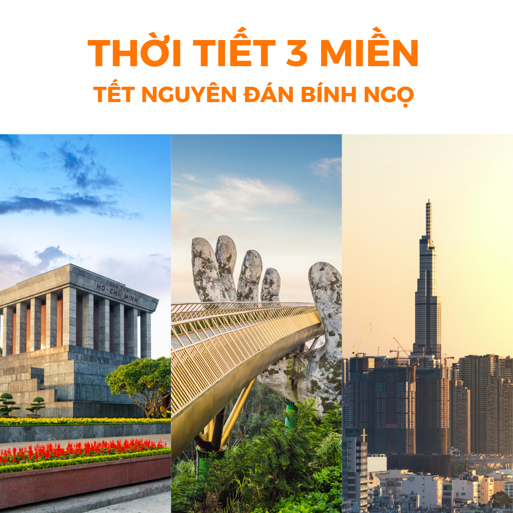 Dự báo thời tiết 3 miền Việt Nam Tết Nguyên Đán