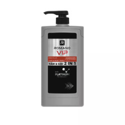 Tắm gội 2IN1 Vip Passion Romano chai 650g (1 Chai)