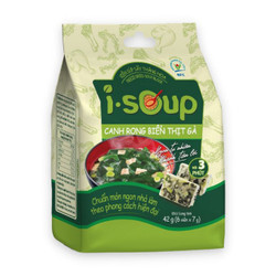 Canh rong biển thịt gà ăn liền I-Soup túi 42g (1 Túi)