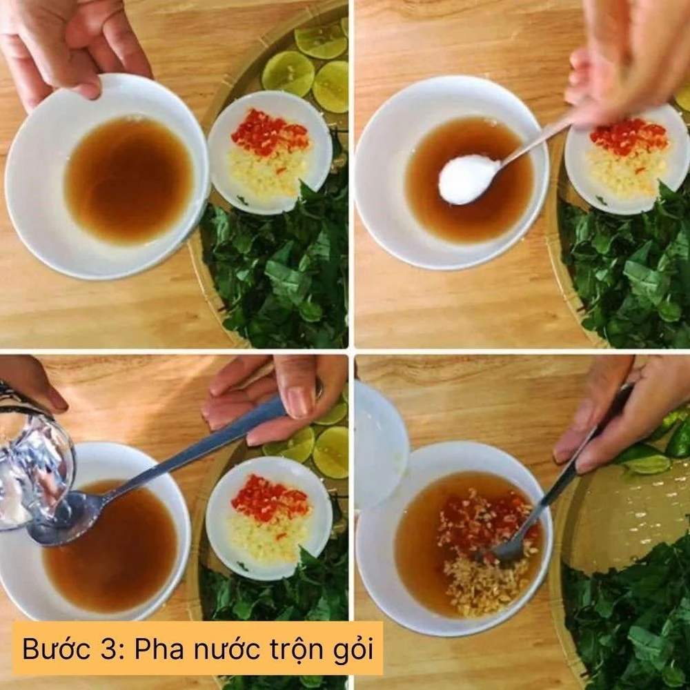 pha nước trộn gỏi