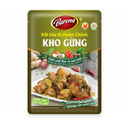 Xốt gia vị hoàn chỉnh kho gừng Barona gói 80g