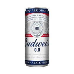 Bia 0.0 Budweiser lon 330ml (1 Lon)