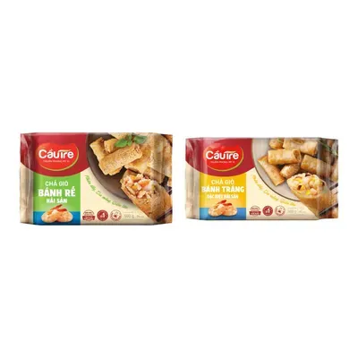 Combo Chả giò bánh rế hải sản CJ Cầu Tre + Chả giò bánh tráng đặc biệt hải sản CJ Cầu Tre