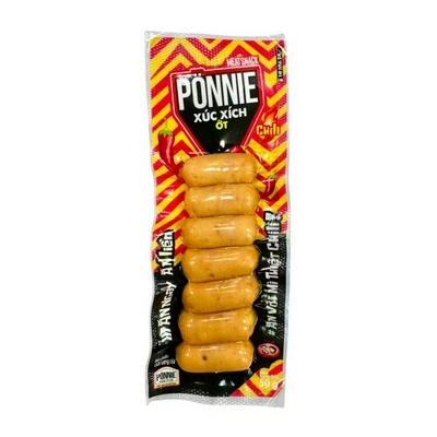 Xúc xích ớt Ponnie 50g