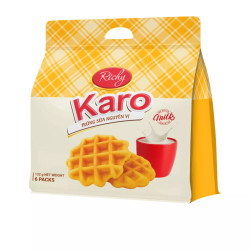 Bánh Karo trứng sữa nguyên vị Richy gói 132g (1 Gói)