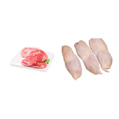 Combo Nạc dăm 900g + Đùi gà rút xương 1Kg