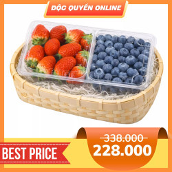 Combo blueberry + dâu tây nhập khẩu (1 Combo)