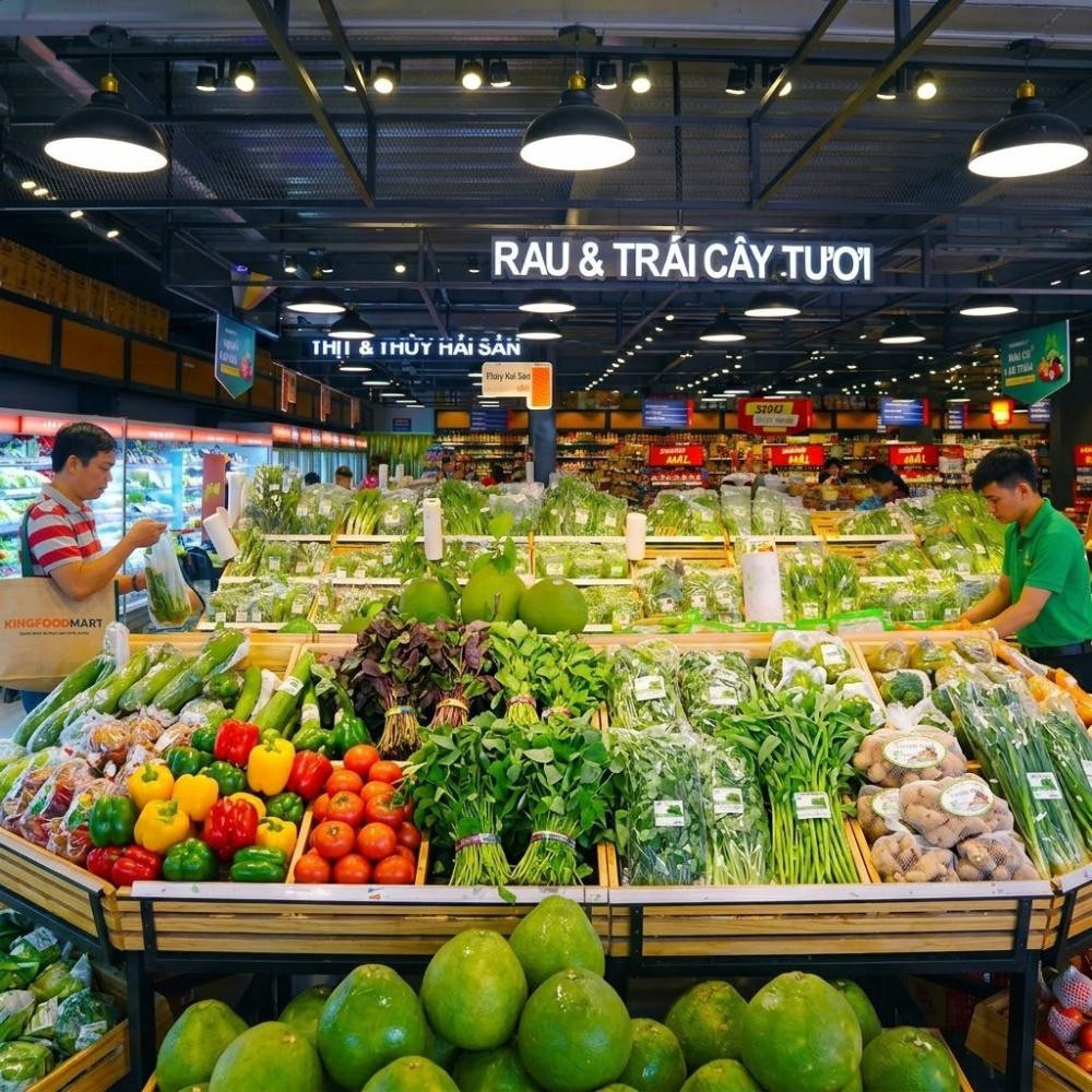 Công ty TNHH Rau Củ Quả Trường Phát: Rau củ quả sạch trong nhóm Tick Xanh Kingfoodmart
