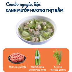 Combo canh mướp thịt bằm