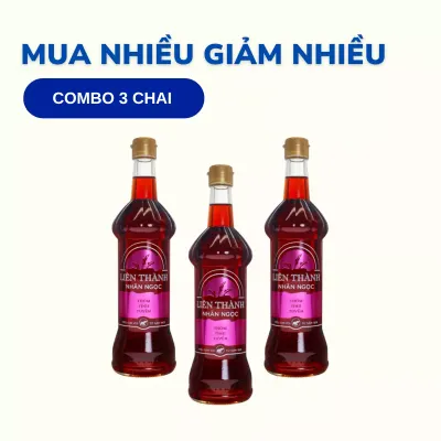 Combo 3 chai nước mắm Liên Thành nhãn ngọc 40N 500ml