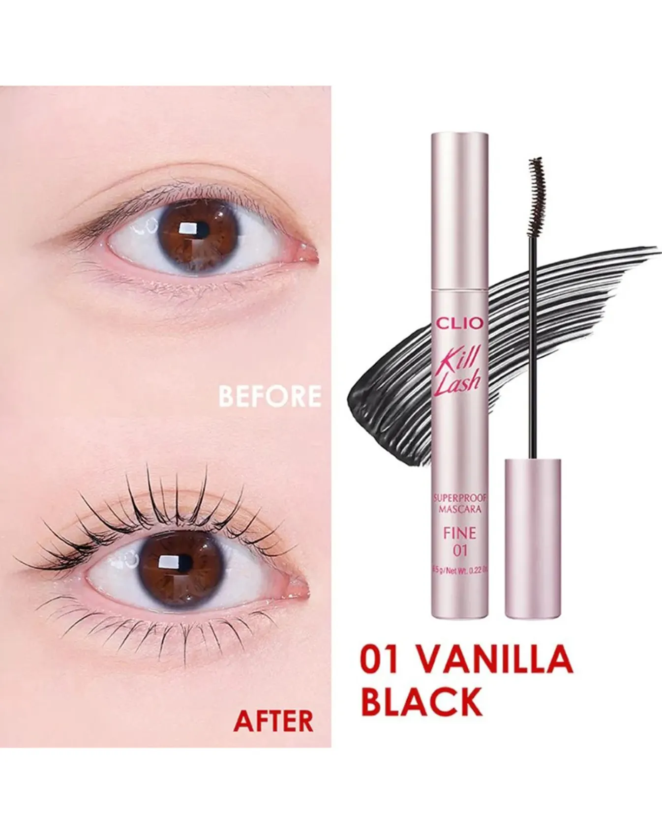 Mascara Chuốt Lông Mi Clio Kill Lash Superproof Mascara Fine - Image 2
