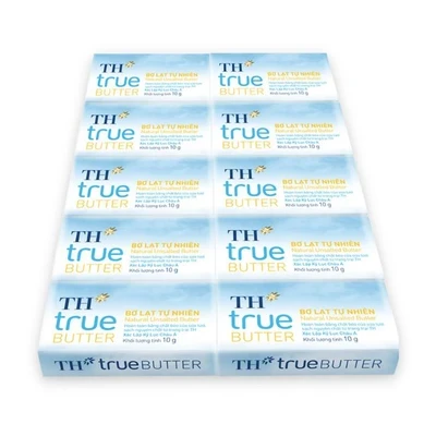 Bơ lạt tự nhiên TH True Milk gói 10x10g