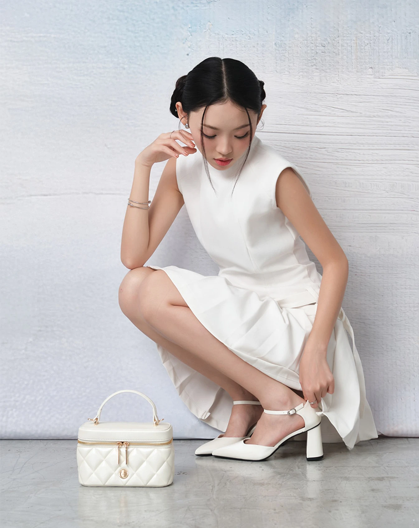 Túi Xách Nhỏ Vanity Case Phối Khoá - Image 3