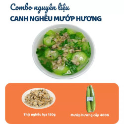 Combo Canh Nghêu Mướp Hương