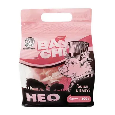 Ba chỉ heo Freshfoco đông lạnh túi zip 300g