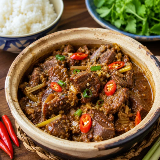 Cách làm bò kho sả ớt ngon mềm, thấm vị