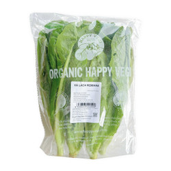 Xà lách Romaine hữu cơ Happy Vegi gói 250g (1 Gói)