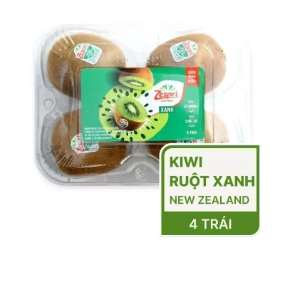 Kiwi Zespri xanh chín hộp 4 quả