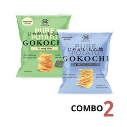 Combo GOKOCHI -  2 gói bánh snack khoai tây nhiều vị