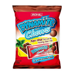 Kẹo nhai socola bạc hà Jack 'N Jill gói 125g (1 Gói)