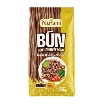 Bún khô gạo lứt Nufami gói 200g
