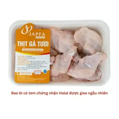 Cánh tỏi gà Japfa khay 500g