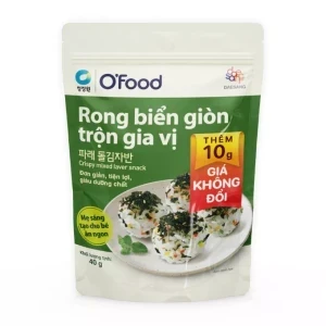 Rong biển giòn trộn gia vị O'food gói 40g