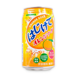 Nước soda có ga vị cam Sangaria lon 350ml