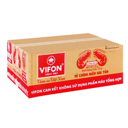 Thùng 30 gói mì gói giấy chính hiệu hai tôm Vifon gói 75g