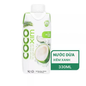 Nước dừa xiêm xanh Cocoxim 330ml (1 hộp)