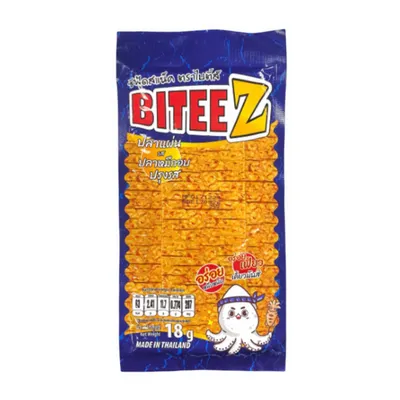 Cá tẩm vi mực cay ngọt Biteez gói 18g