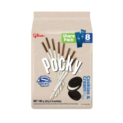 Gói lớn tiết kiệm - Bánh Que Pocky Kem Cookies & Cream
