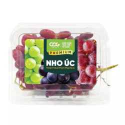 Nho đỏ Crimson Úc 450g (1 Hộp)