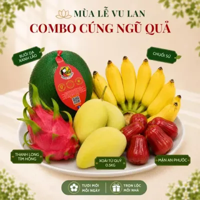 Combo cúng ngũ quả đầy đủ