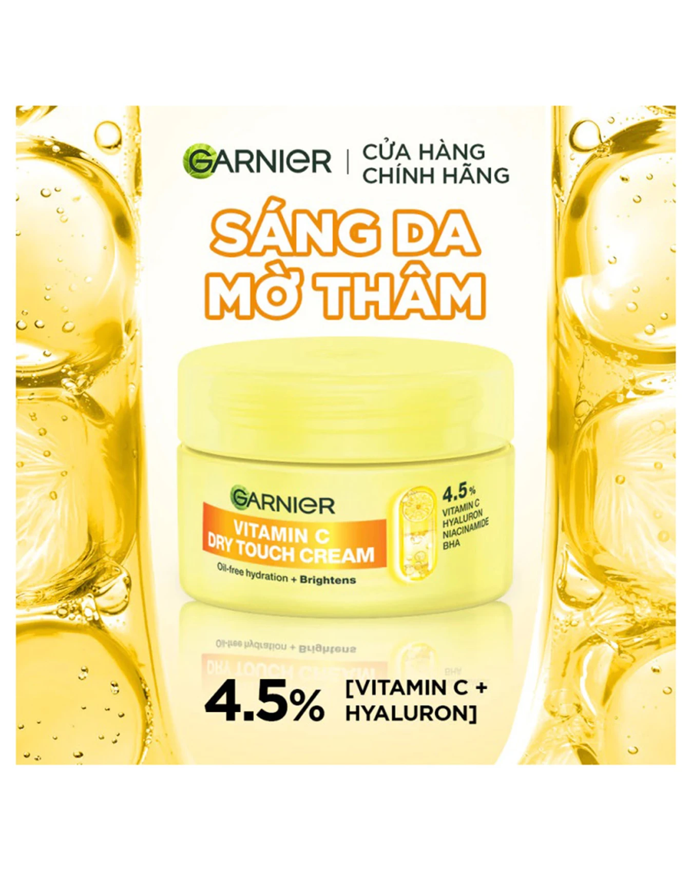 Kem Dưỡng Ẩm Garnier Kết Cấu Mochi Sáng Da Mờ Thâm 30ml KDD018 - Image 1