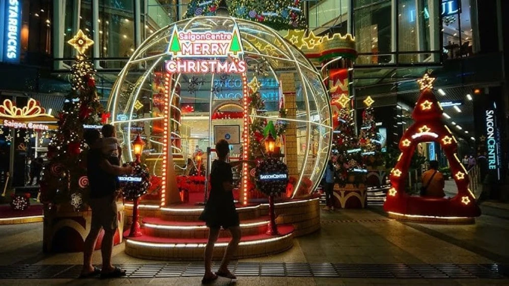 địa điểm trang trí Noel 