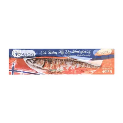 Cá saba Nauy tẩm gia vị (Sate) Ocean Gift gói 400g
